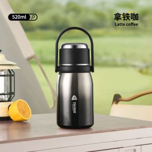 316 Stainless Steel Vacuum Insulated Water Bottle Office Handle Tea Brewing Tea Water Separation Cup High Aesthetic Value Water Cup