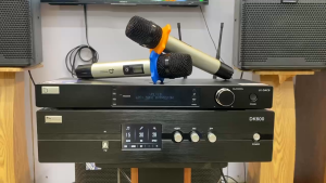 Amply 3in1 DBacoustic DK600 – Vang Số + Công Suất + Micro Không Dây | Giải Pháp Karaoke Hiện Đại