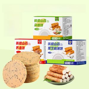 Health Nutritional Iron Rod Yam Buckwheat Crisp Biscuit Grain Cake Sugar Free Snack for Pregnant Women Leisure Food