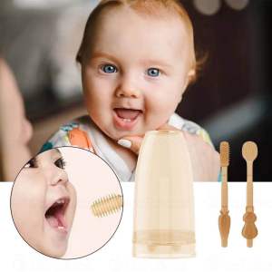 2 IN 1 BABY MOUTH CLEANER BRUSH berus gigi bayi - kanak2 pembersih gigi bayi pembersih lidah penghilang bau mulut