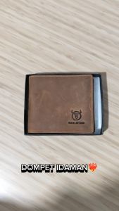 Dompet Pria Kulit Model Tidur WKS-07 Tekstur Kulit Crazy Horse
