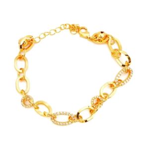 Gelang Xuping Rantai Polos Berlian Lapis Emas CXA30