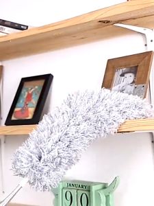 280cm Feather Duster Extendable Microfiber Duster with Bendable Head Ceiling Dust Cleaner Long Handle Cleaning Brush