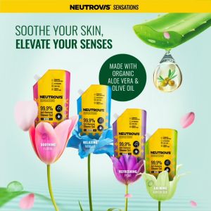Neutrovis SENSATIONS 99.9% Anti-Bacterial Shower Gel 500ml - Aloe Moisturising