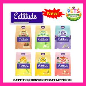 Cattitude Bentonite Cat Litter 10L – Quick Clumping for Easy Cleanup
