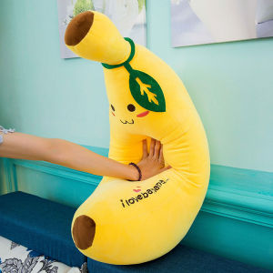 Banana Shaped Cuddle Pillow Plush Toy