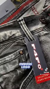 Fafo Jeans Premium Stretch Slimfit | Celana Jeans Panjang Pria Cowok | Produk Lokal | Polos | Sobek | Slimfit | Denim Distro Stretch