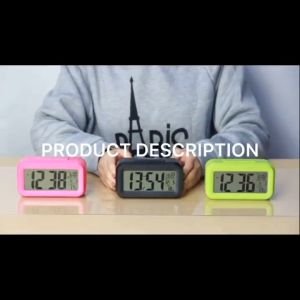 [HCM] Đồng Hồ LED Để Bàn Báo Thức Điện Tử Đa Chức Năng Cảm Biến Đèn Nền Ban Đêm Nhiệt Độ Thời Gian Lịch Báo Thức -TyHome