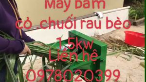 DAO BĂM CỎ VOI  THÁI CHUỐI LÁT LẮP MÁY 11KW  15KW