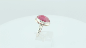 แหวนเงินทัวร์มาลีนลูกตาแมว