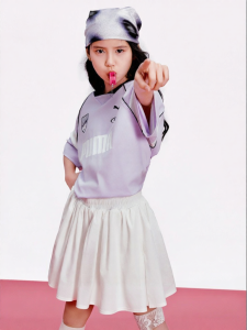 PUMA | Girls Bow-Knot Shorts Stylish Half Skirt Trousers