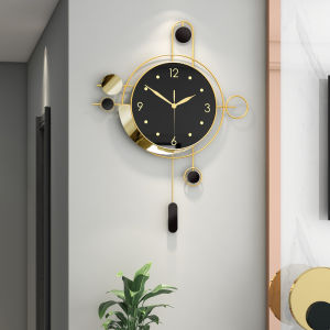 💥Dream Best🔥 Nordic Creative Modern Decorative Wall Clock Stylish Quartz Wall Clock Silent Large Fashion Clocks for Home Living Room Office Bedroom 40*55cm