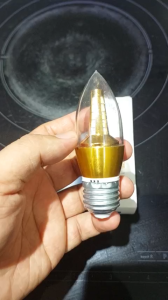 Combo 10 Bóng đèn Led nến 5w quả nhót đuôi E27 ánh sáng trắng vàng
