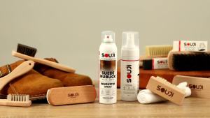 🔥NEW สเปรย์บำรุง และ ฟื้นฟูหนังกลับ 🥾SOUJI RENOVETER SPRAY สำหรับ ✅ หนังกลับ ✅ หนังแท้ ✅ หนังนูบัค