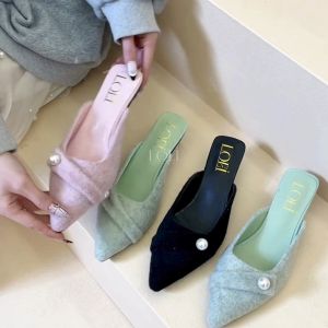 LOEI Nanda Sepatu Pearle Wanita Slip On Mutiara 7112