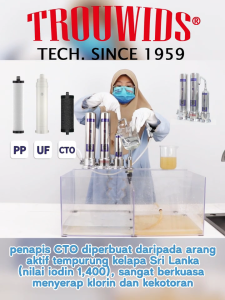 TROUWIDS 3 Stage Water Purifier For Drinking UF Membrane Water Filter Remove Odors / Residual Chlorine