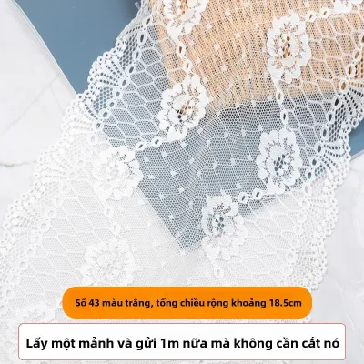 Phụ Kiện Trang Phục Viền Ren Viền Trang Trí Thủ Công Màu Đen Và Trắng Viền Ren Viền Quần Áo Viền Vá May Tự Làm