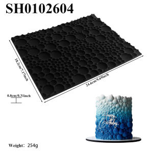 Fondant Cake Decoration Molds Wave Dune Pattern Mats Swiss Roll Mousse Border Molds French Pastry Baking Molds