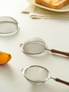 April Home Ultra-Fine Mesh Strainer Multi-Function Kitchen Foam Grease 304 Stainless Steel Soy Milk Filter Screen