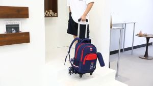 NEW Kids Trolley School Bag (6 roller beg)