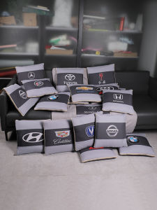 Car Cushion Quilt 2-in-1 Folding Thickening Dual-Use High-End Car Multifunction Airable Cover Lumbar Pillow Supplies