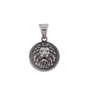 Fashion Small Size Lion Head Pendant for Men Women Gift Punk Rock Stainless Steel Viking Animal Necklaces Popular Biker Jewelry