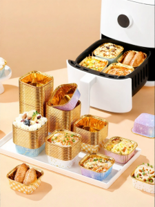 LA SHOAN | Air Fryer Non-Stick Grease Absorbing Paper Baking Mold