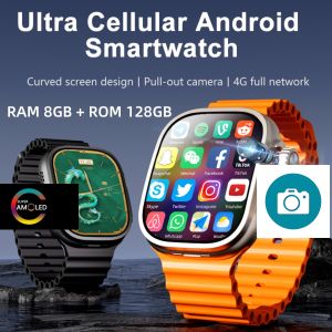 Original JC02 Pro Smart Watch 2.2inch Amoled Smartwatch Men Women Curved Display Android 10.0 GPS Position WIFI Connect Camera