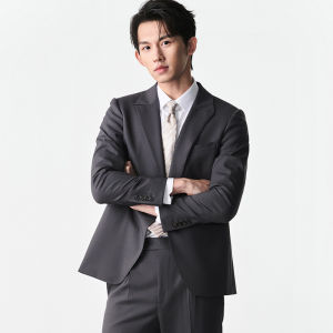 Spring New Fashionable Mens Suits Wool Irregular Collar