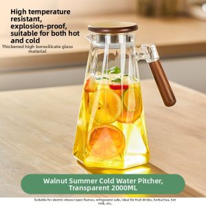 GIANXI | Heat Resistant Glass Water Bottle Large Capacity