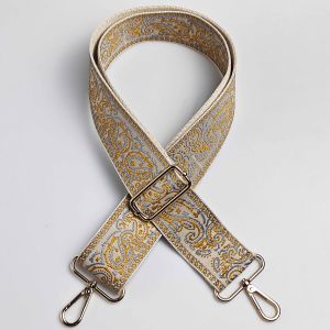 1 Piece 2.0inch Wide Adjustable Handbag Strap Purse Strap Replacement Crossbody Shoulder Strap Paisley Jacquarded Strap