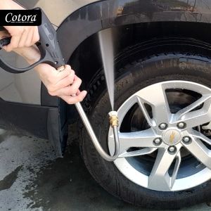 (ส่งจากไทย) ก้านฉีดน้ำสแตนเลส Lance Extension Wand 5000 PSI 1/4นิ้ว Quick Connect ความดันเครื่องซักผ้ามูม หัวฉีดล้างรถยนต์ ก้านสเปรย์