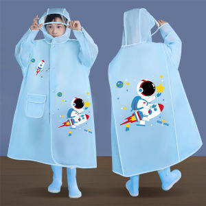 Kids Raincoat Boys and Girls Baby Big and Small Children Poncho Child Student Long Loose Can Backpack Raincoat