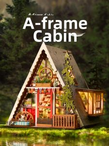 Rolife | DIY Handcrafted Triangle Wooden House Miniature Model