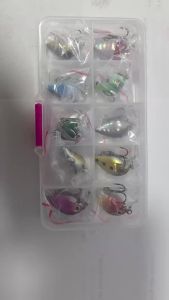 Weihe FISHING | Bộ Mồi Câu Cá Crankbait Mini WEIHE 10 Chiếc 3cm 1.5g Mồi Cứng Chìm Dành Cho Câu Cá Chép Ở Hồ Chứa Ao Hồ