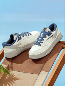 Erke | Thick Sole White Mens Sneakers