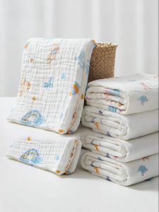 SHI YUE JIE JING | Ultra-soft Cotton Baby Bath Towel