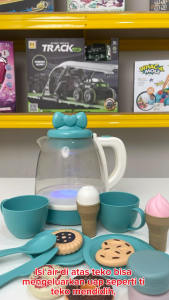 Mainan Anak SPRAY KETTLE AFTERNOON TEA TIME SMB679 Happy Dessert Toy Mainan Anak Perempuan - Mainan Anak Laki Laki