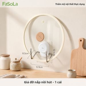 FaSoLa | Giá Đựng Nắp Nồi Inox Gắn Tường Hút Chân Không