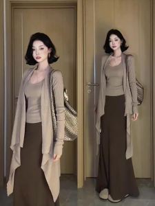 PEIZIXUAN | French Style Autumn Womens Dress Suit