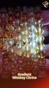 Collectors Grade Gradient Whiskey Citrine Bracelet