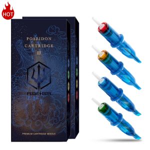 POSEIDON Tattoo Cartridges Needle Tattoo Machine Accessories 20Pcs / Box #12 Standard Assorted DisposableTattoo Needle Cartridge 0.35mm Tattoo Cartridges Disposable For Tattoo Artist