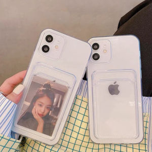 DEAMOR Case Tecno Pova 4 4 Pro 5 Pop 5 Lite Spark 30C 8C 10 10C 10 Pro 20 20C Go 2023 Casing Slip CARD WALLET Clear Case Transparant