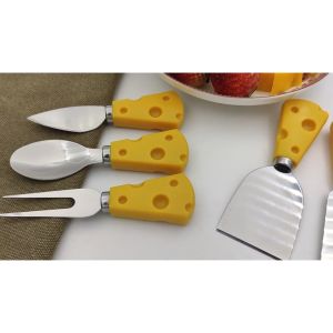 Set 6 dao dĩa thìa phô mai siêu cute ăn hoa quả phụ kiện chụp ảnh đồ ăn - SHOPER