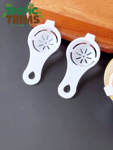 TropicTrims 2PCS Egg White Separator: A Stable & Precise Kitchen Tool