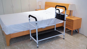 Elderly Step Footstool Home Stand Up Aid Height Incre Bedside Rail Guard Safety Handrail