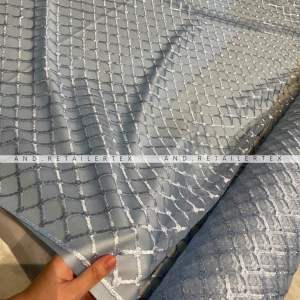 Bahan Kain Brokat Tile Kotak Bordir Harga Setengah meter