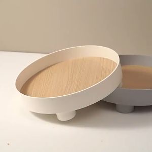Nampan INS Nordic Round Storage Tray Minimalism Jewelry Cosmetics Organizer