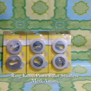 Ring Kunci Pintu Bulat Stainless Merk AMANI