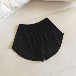 Pure Desire Womens Sleepwear Pants Summer Modal Thin Style Wide Lace Shorts Casual Home Use Youth Applicable